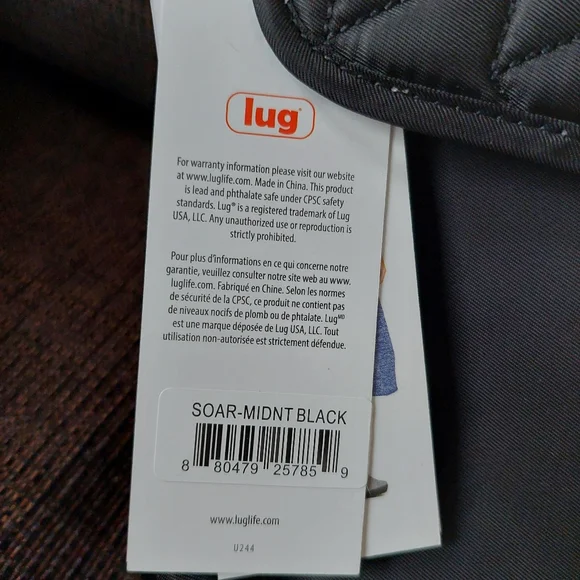 NWT Lug Soar Crossbody in Midnight Black - Picture 7 of 9